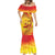 Vanuatu 45 Yia Indipendens Anivesari Mermaid Dress Tamtam Drum With Boar Tusk - Polynesian Pride