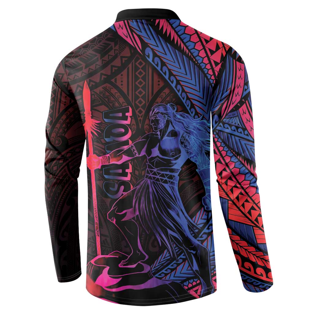 Samoan Pride Button Sweatshirt The Tui Manua - Polynesian Pride