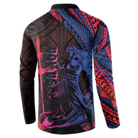 Samoan Pride Button Sweatshirt The Tui Manua - Polynesian Pride