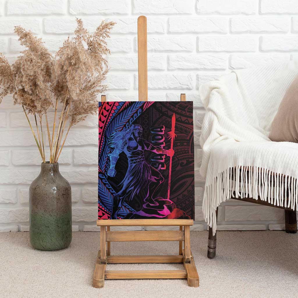 Samoan Pride Canvas Wall Art The Tui Manua - Polynesian Pride