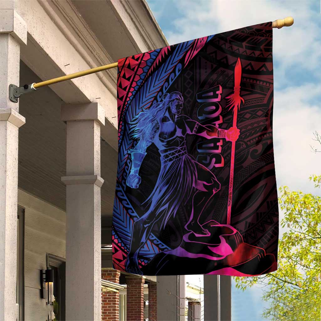 Samoan Pride Garden Flag The Tui Manua - Polynesian Pride