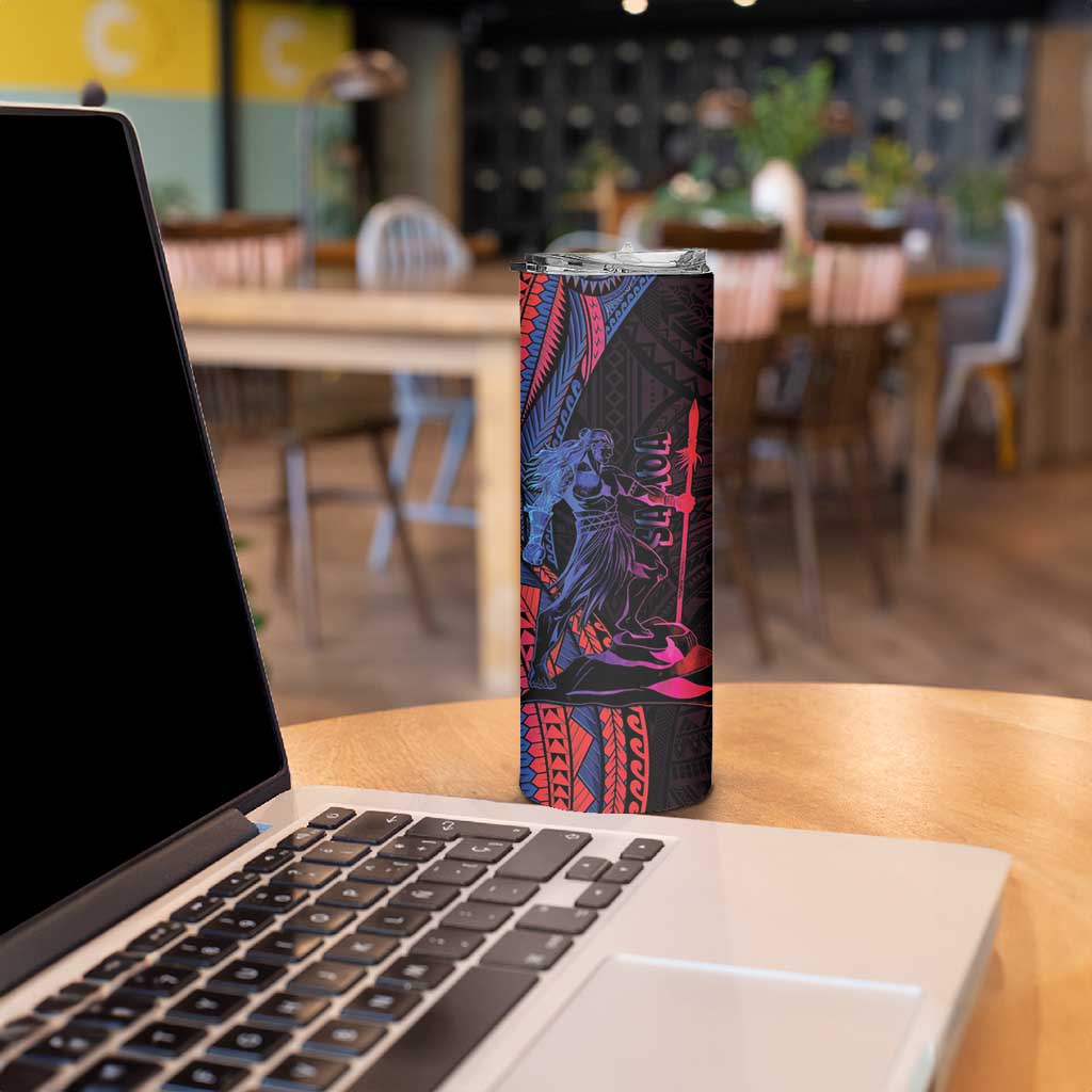 Samoan Pride Skinny Tumbler The Tui Manua - Polynesian Pride