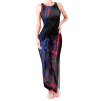 Samoan Pride Tank Maxi Dress The Tui Manua - Polynesian Pride