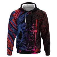 Samoan Pride Zip Hoodie The Tui Manua - Polynesian Pride