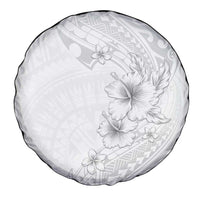 Lotu Tamaiti Samoa Spare Tire Cover White Sunday Polynesian Tribal Pattern Elegant Style LT05 - Polynesian Pride