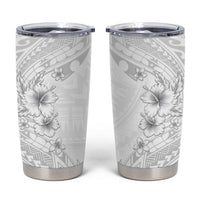 Lotu Tamaiti Samoa Tumbler Cup White Sunday Polynesian Tribal Pattern Elegant Style LT05 White - Polynesian Pride