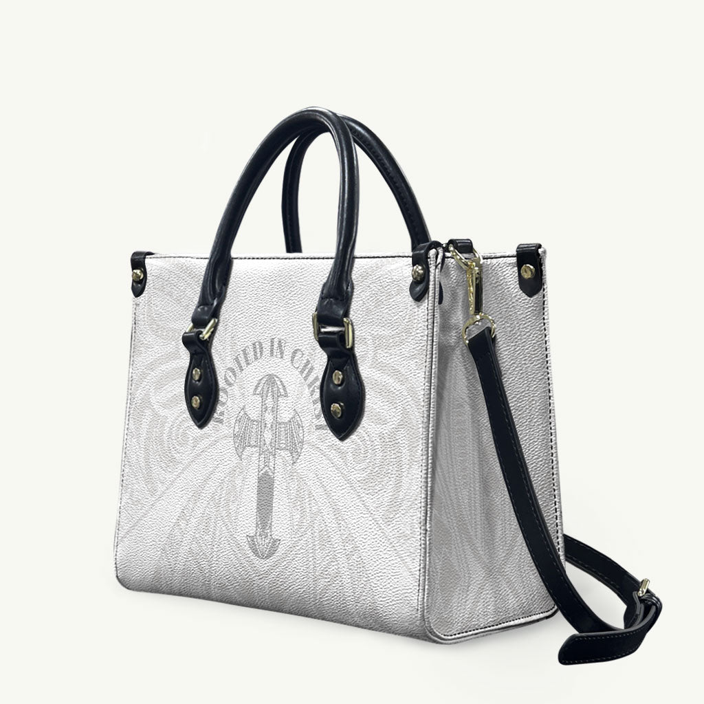 Samoa Christian Leather Bag Rooted In Christ Polynesian Cross
