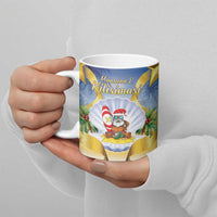 Niue Christmas Ceramic Mug Seashell Santa Beach Vibes - Polynesian Pride