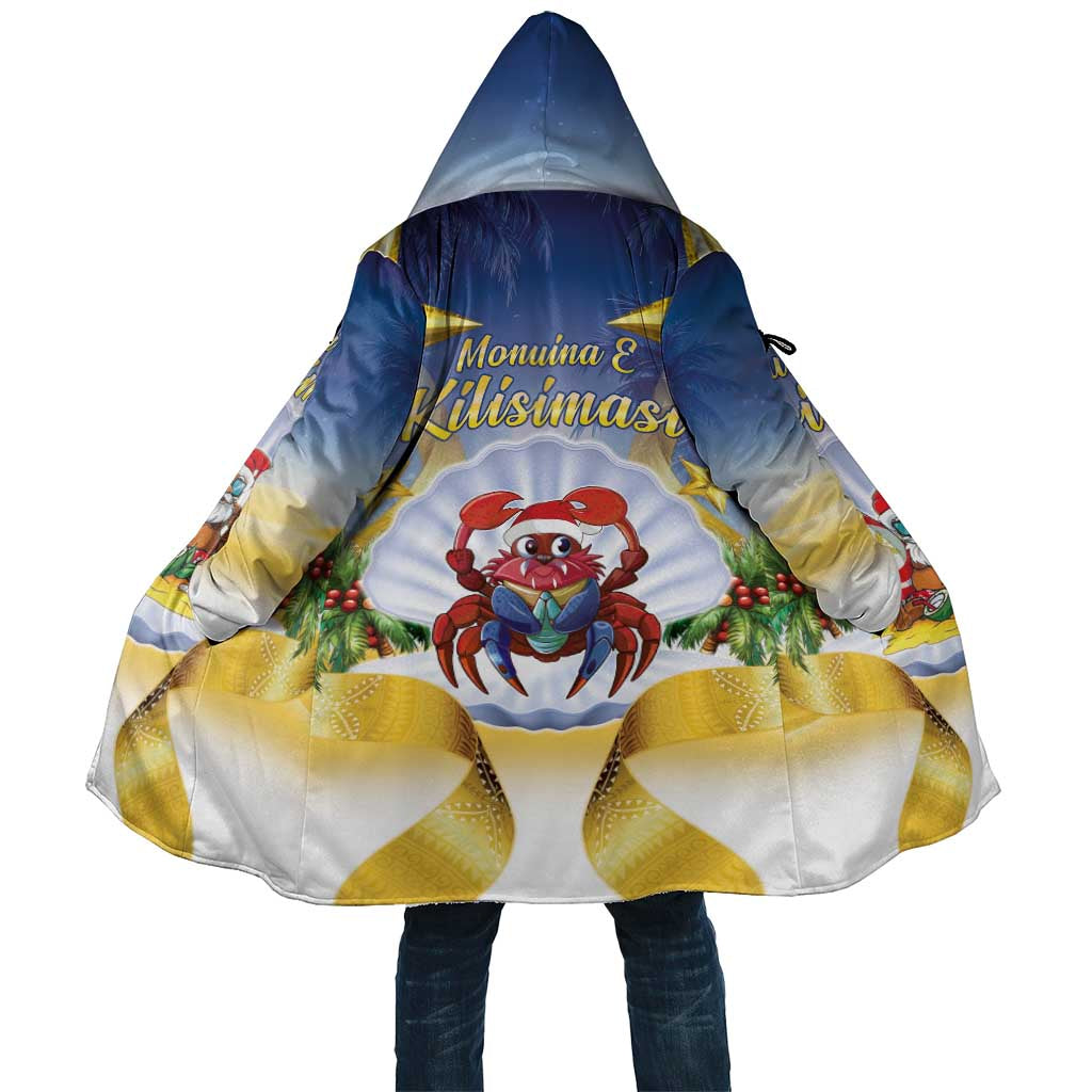 Niue Christmas Cloak Seashell Santa Beach Vibes - Polynesian Pride