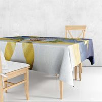 Niue Christmas Tablecloth Seashell Santa Beach Vibes - Polynesian Pride