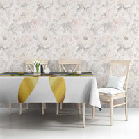 Niue Christmas Tablecloth Seashell Santa Beach Vibes - Polynesian Pride