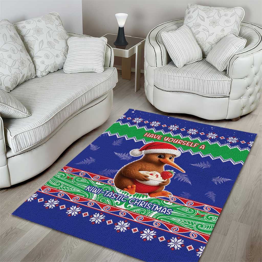 New Zealand Christmas Area Rug Have Yourself A Kiwi-tastic Christmas - Polynesian Pride