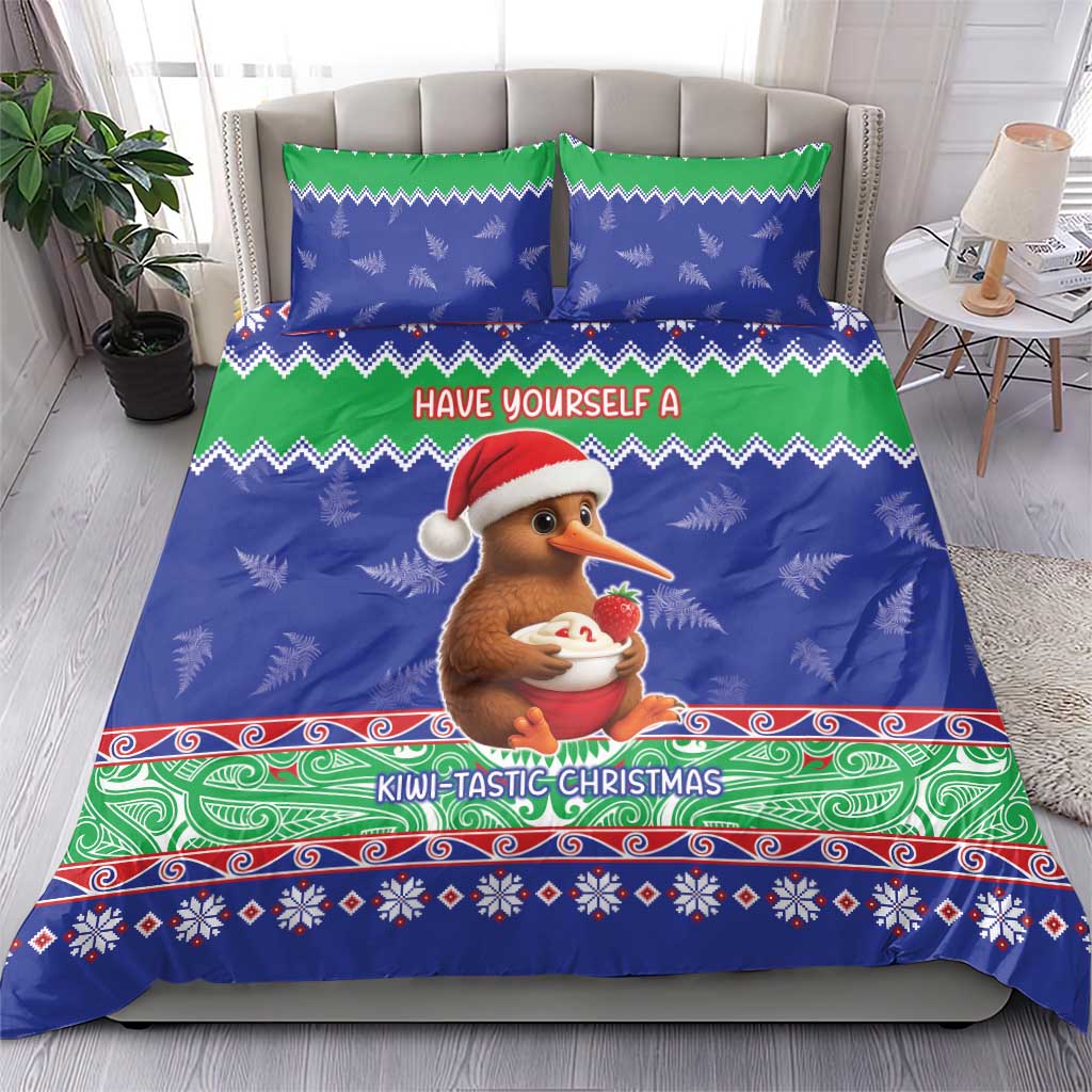 New Zealand Christmas Bedding Set Have Yourself A Kiwi-tastic Christmas - Polynesian Pride