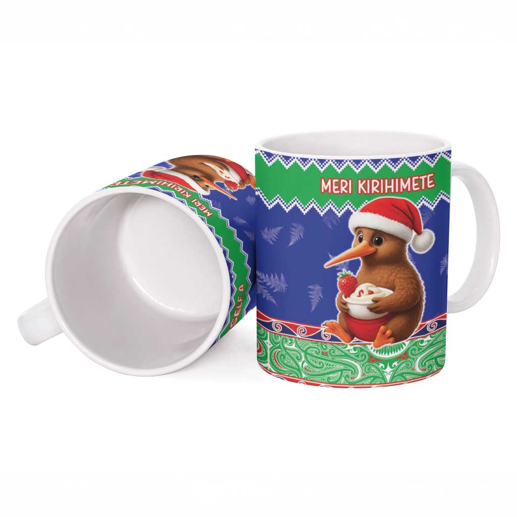 New Zealand Christmas Ceramic Mug Have Yourself A Kiwi-tastic Christmas - Polynesian Pride