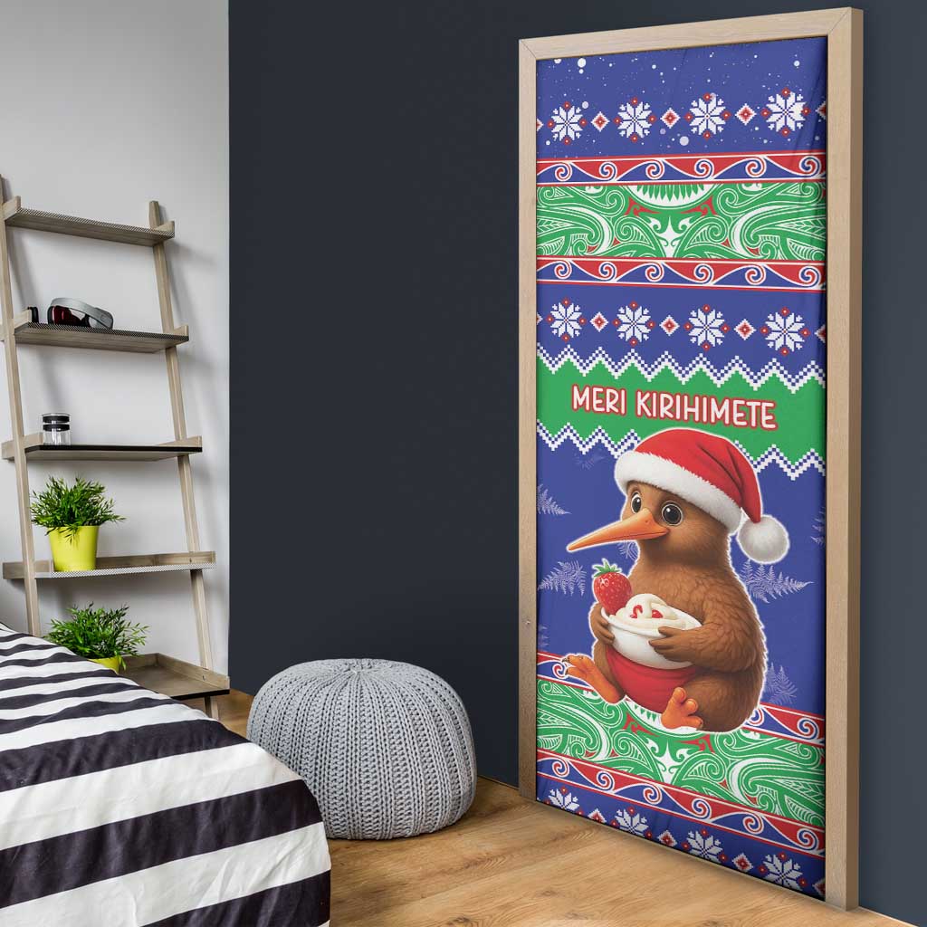 New Zealand Christmas Door Cover Have Yourself A Kiwi-tastic Christmas - Polynesian Pride