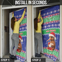 New Zealand Christmas Door Cover Have Yourself A Kiwi-tastic Christmas - Polynesian Pride