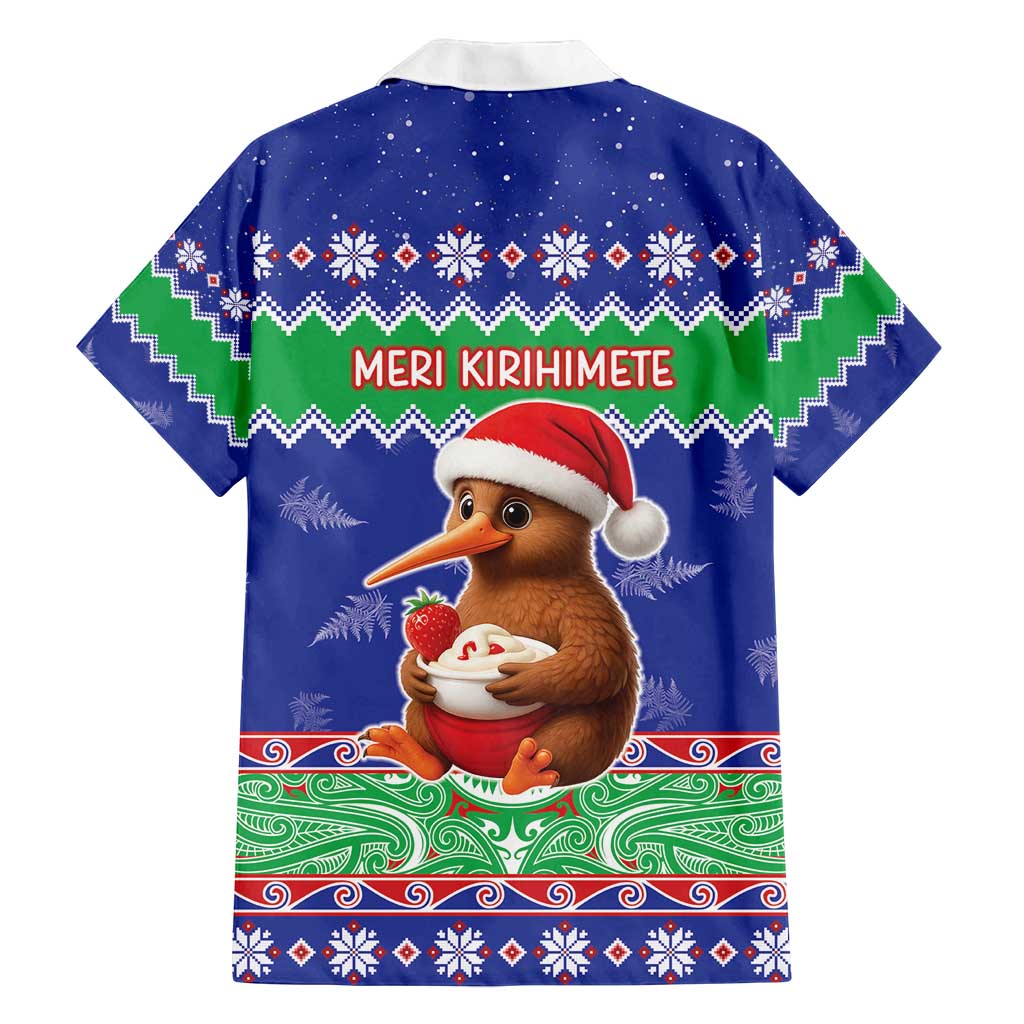 New Zealand Christmas Family Matching Off Shoulder Short Dress and Hawaiian Shirt Have Yourself A Kiwi-tastic Christmas - Polynesian Pride