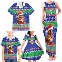 New Zealand Christmas Family Matching Tank Maxi Dress and Hawaiian Shirt Have Yourself A Kiwi-tastic Christmas - Polynesian Pride