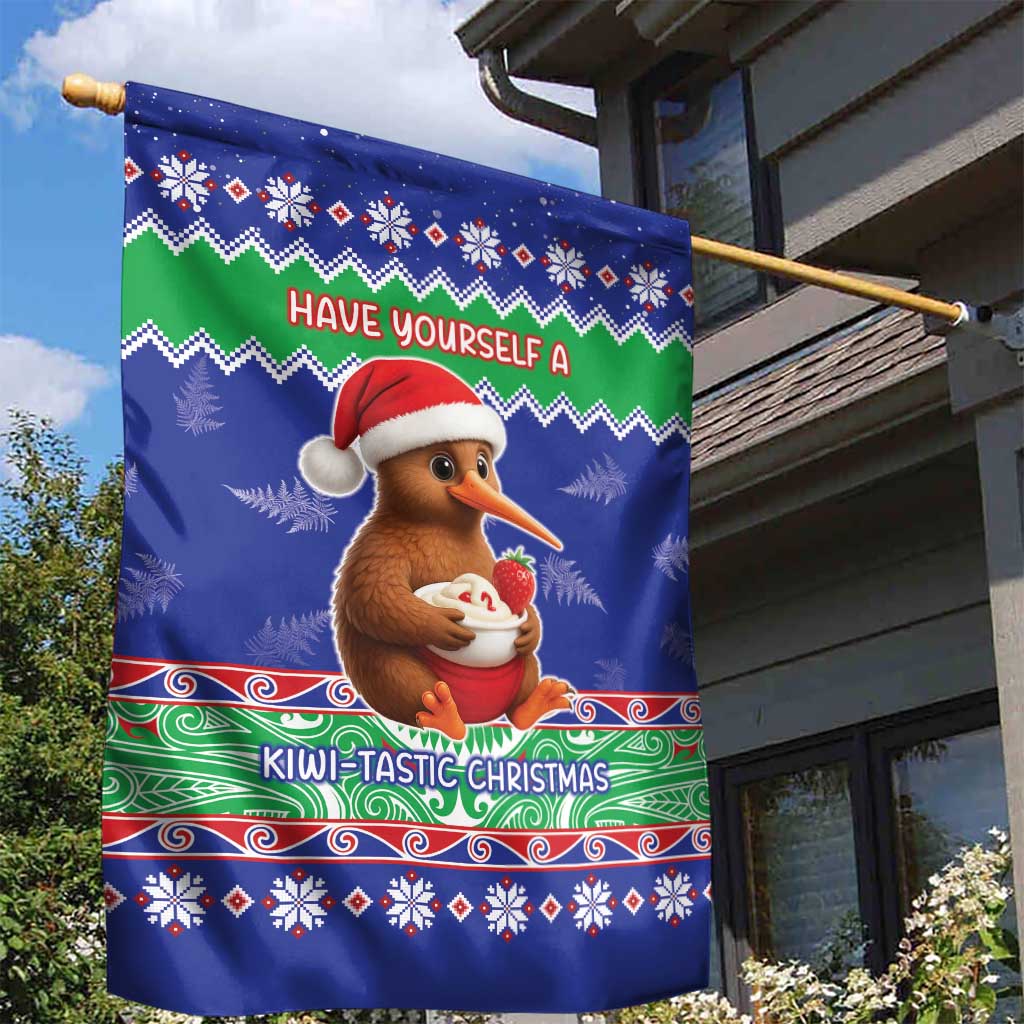 New Zealand Christmas Garden Flag Have Yourself A Kiwi-tastic Christmas - Polynesian Pride