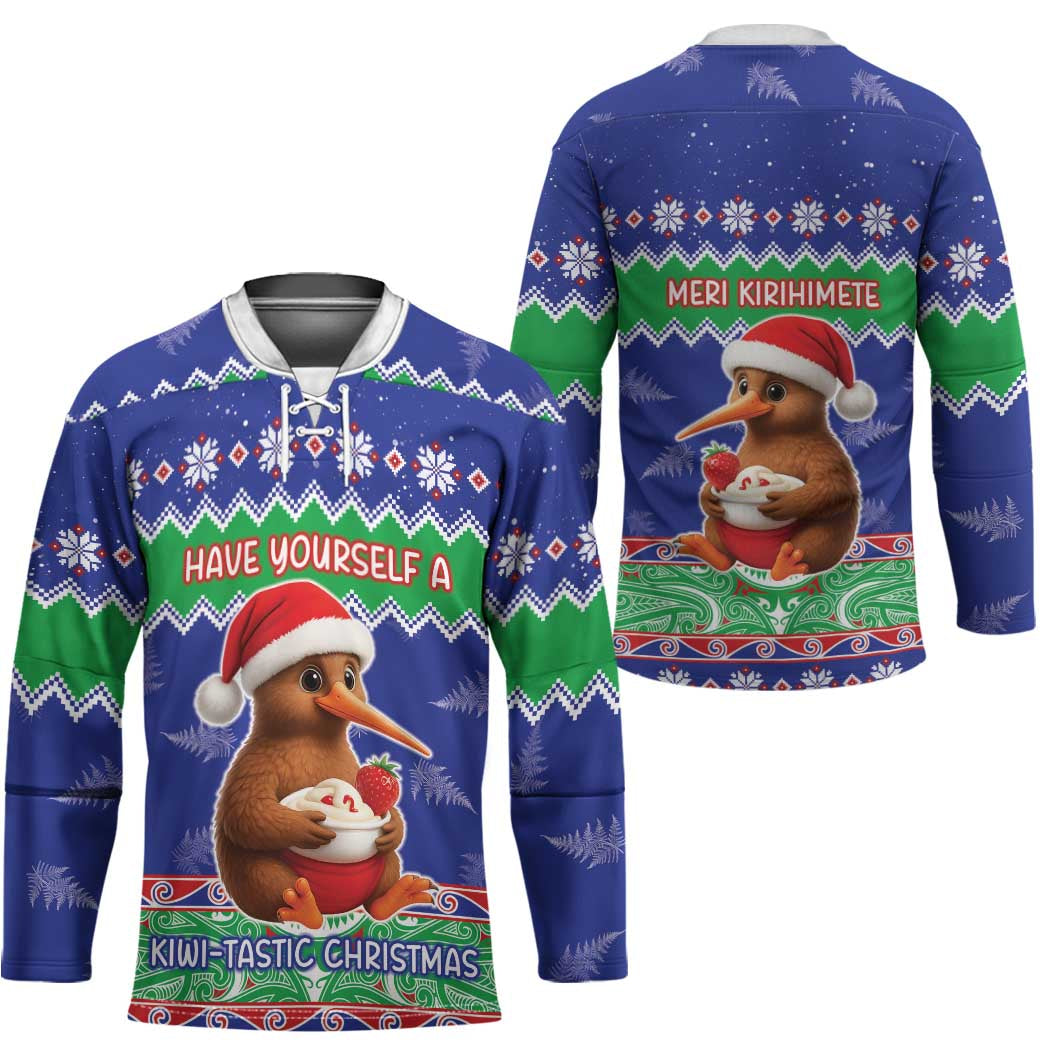 New Zealand Christmas Hockey Jersey Have Yourself A Kiwi-tastic Christmas - Polynesian Pride
