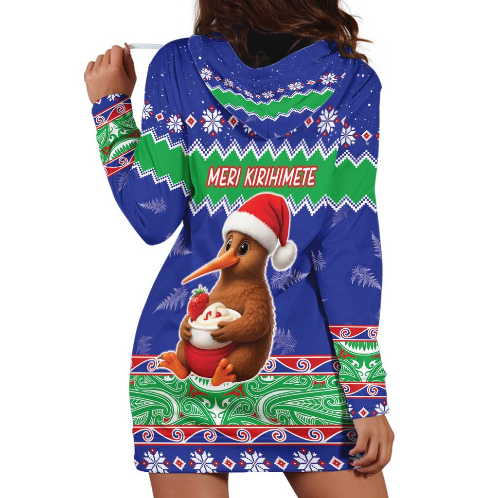 New Zealand Christmas Hoodie Dress Have Yourself A Kiwi-tastic Christmas - Polynesian Pride