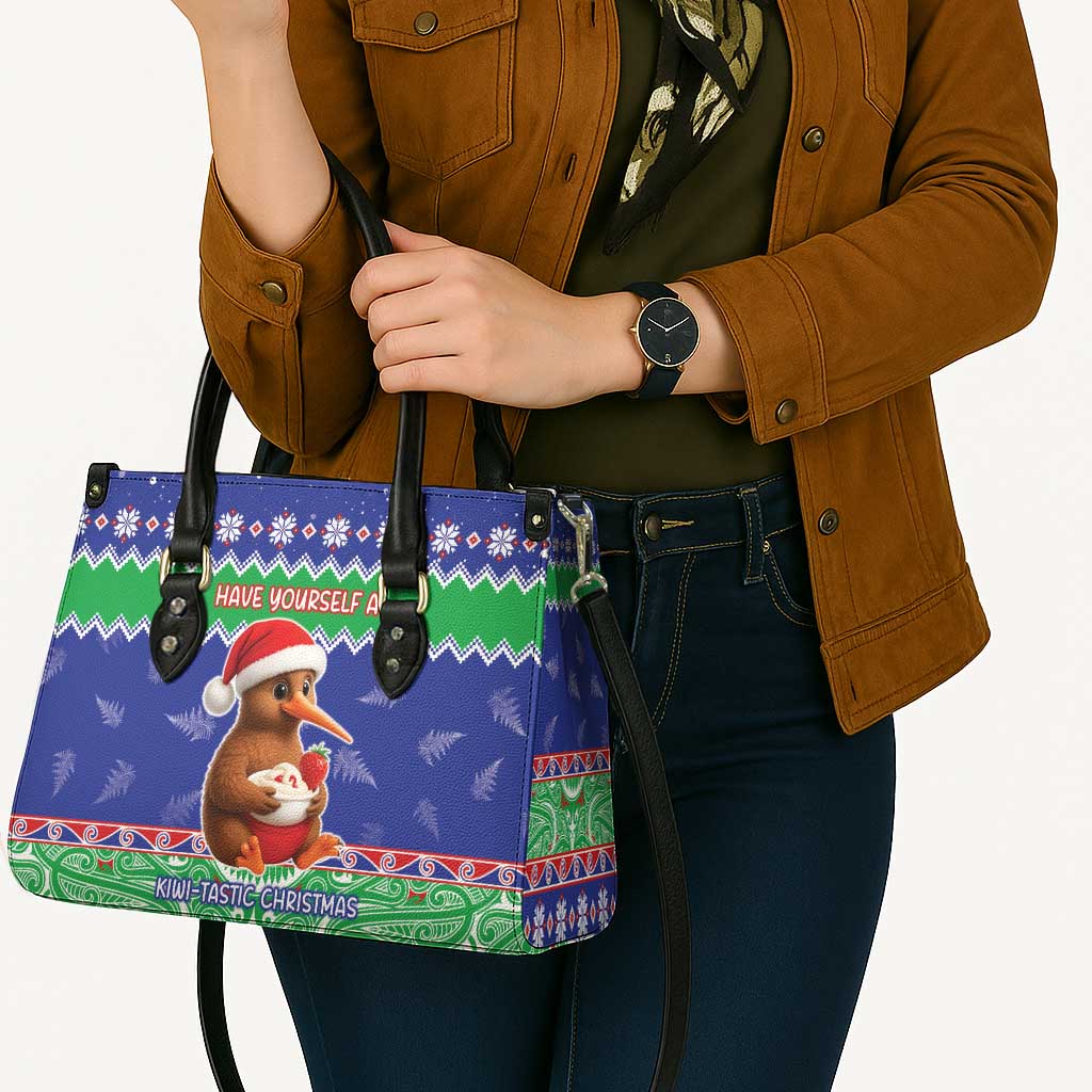 New Zealand Christmas Leather Bag Have Yourself A Kiwi-tastic Christmas - Polynesian Pride