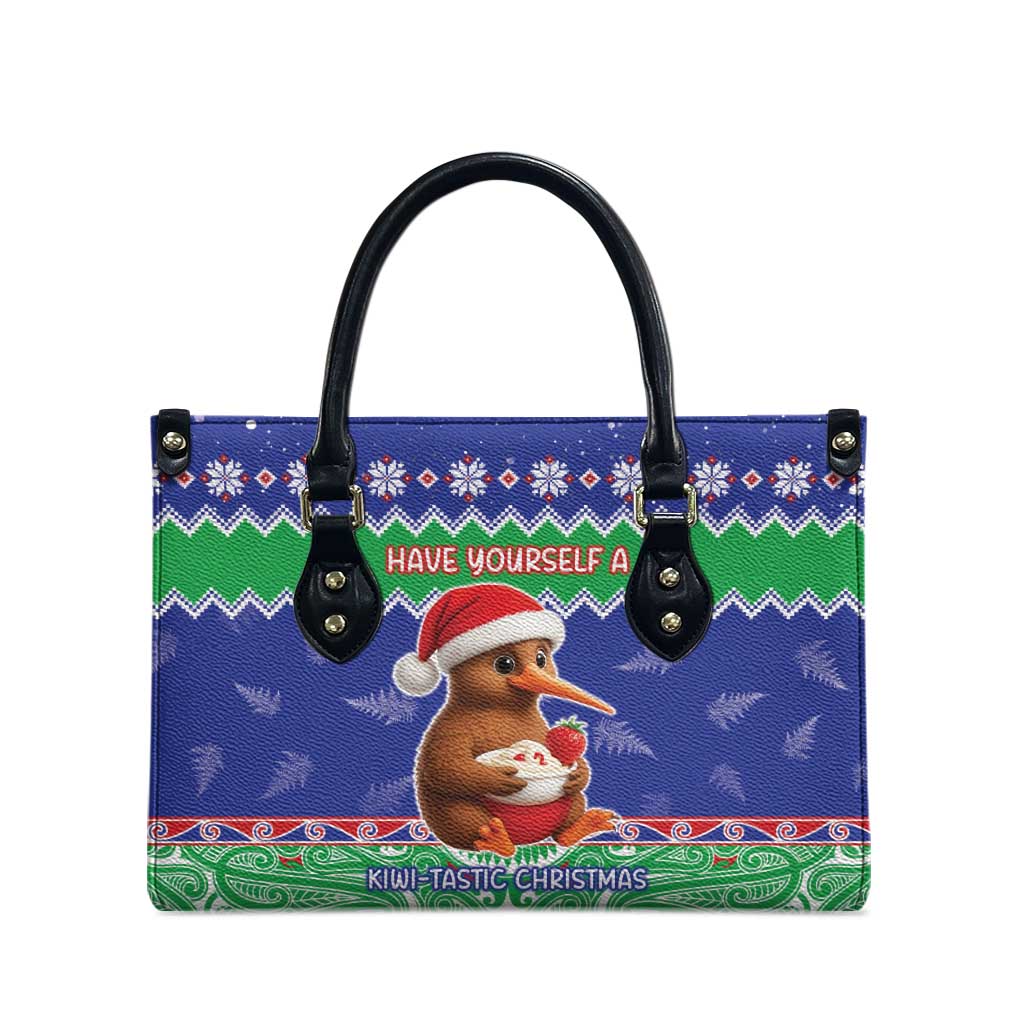 New Zealand Christmas Leather Bag Have Yourself A Kiwi-tastic Christmas - Polynesian Pride