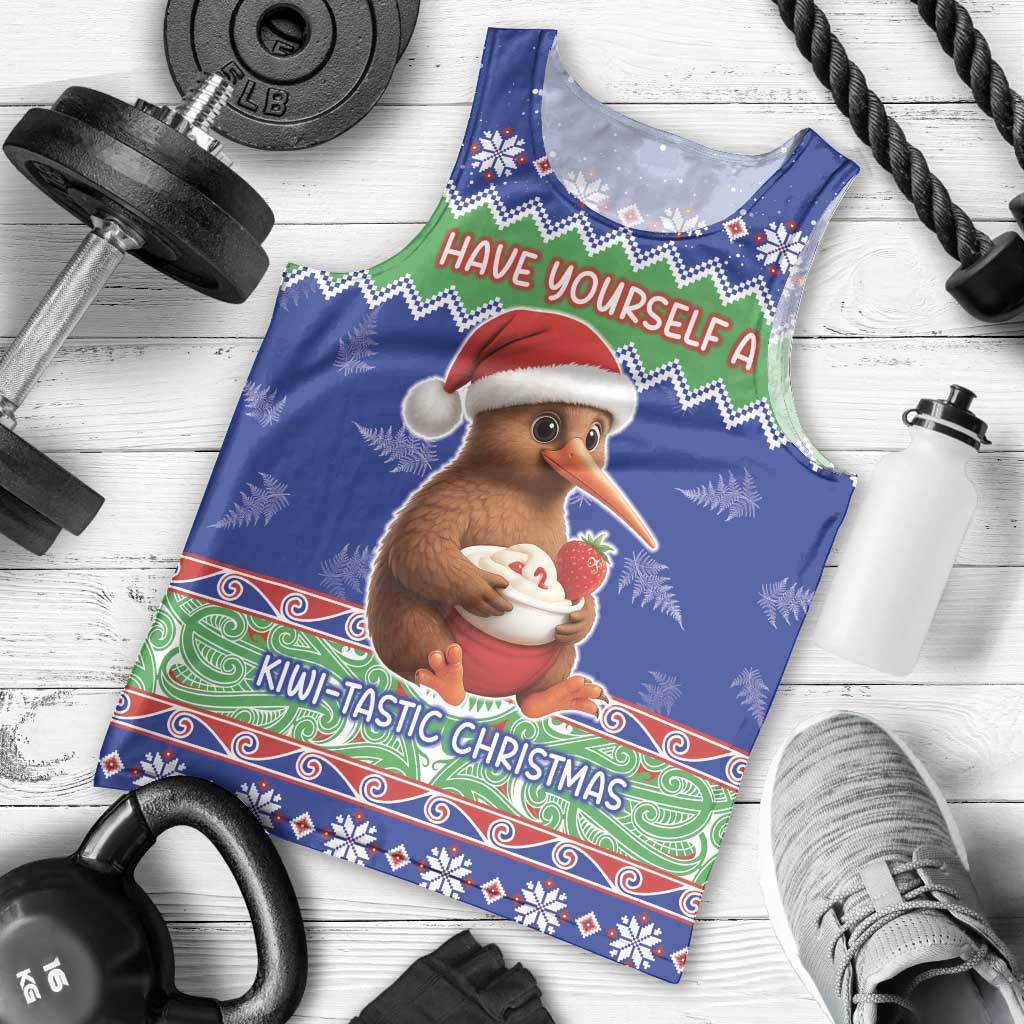 New Zealand Christmas Men Tank Top Have Yourself A Kiwi-tastic Christmas - Polynesian Pride