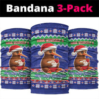 New Zealand Christmas Neck Gaiter Have Yourself A Kiwi-tastic Christmas - Polynesian Pride