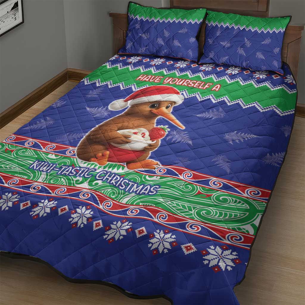 New Zealand Christmas Quilt Bed Set Have Yourself A Kiwi-tastic Christmas - Polynesian Pride