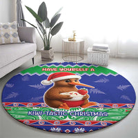 New Zealand Christmas Round Carpet Have Yourself A Kiwi-tastic Christmas - Polynesian Pride