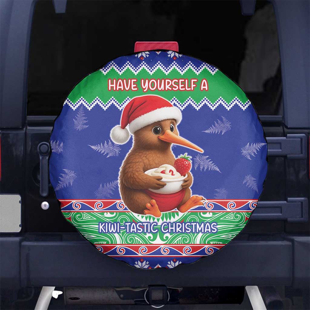 New Zealand Christmas Spare Tire Cover Have Yourself A Kiwi-tastic Christmas - Polynesian Pride