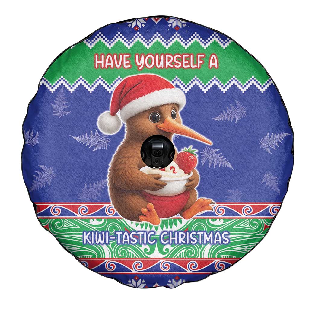 New Zealand Christmas Spare Tire Cover Have Yourself A Kiwi-tastic Christmas - Polynesian Pride