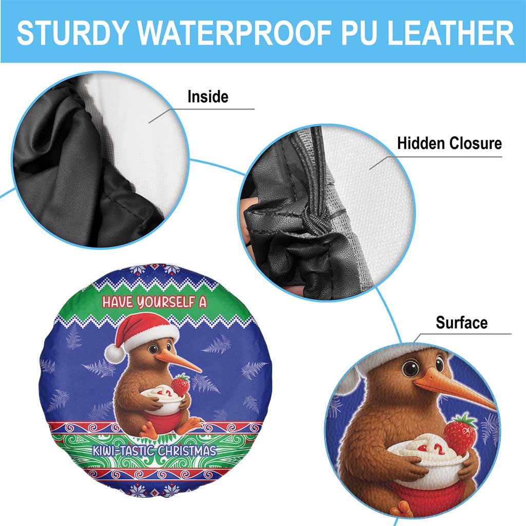 New Zealand Christmas Spare Tire Cover Have Yourself A Kiwi-tastic Christmas - Polynesian Pride