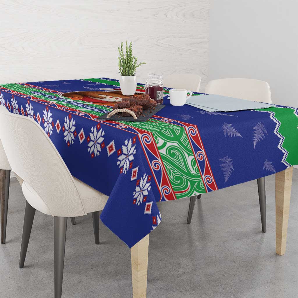 New Zealand Christmas Tablecloth Have Yourself A Kiwi-tastic Christmas - Polynesian Pride
