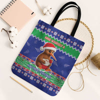 New Zealand Christmas Tote Bag Have Yourself A Kiwi-tastic Christmas - Polynesian Pride