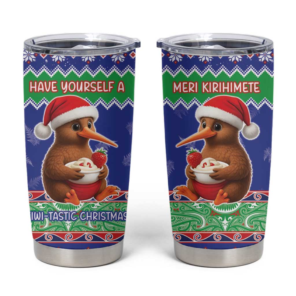 New Zealand Christmas Tumbler Cup Have Yourself A Kiwi-tastic Christmas - Polynesian Pride