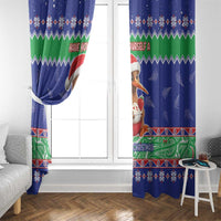 New Zealand Christmas Window Curtain Have Yourself A Kiwi-tastic Christmas - Polynesian Pride