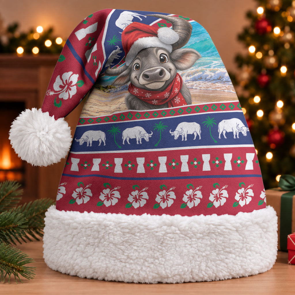 Guam Christmas Santa Hat Felis Pasgua Carabao Santa