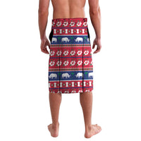 Guam Christmas Lavalava Felis Pasgua Carabao Santa LT05 - Polynesian Pride