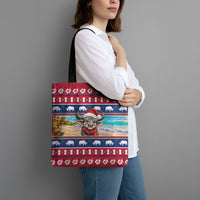 Guam Christmas Tote Bag Felis Pasgua Carabao Santa LT05 - Polynesian Pride