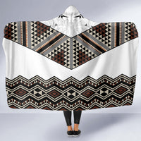 New Zealand Aotearoa Hooded Blanket Taniko Art Simple Style LT05 - Polynesian Pride