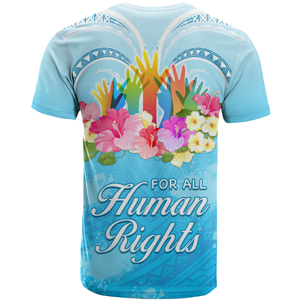 Universal Human Rights Month T Shirt Polynesian Style LT05 - Polynesian Pride