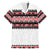 New Zealand Aotearoa Family Matching Off Shoulder Maxi Dress and Hawaiian Shirt With Kowhaiwhai Pattern Red Version LT05 Dad's Shirt - Short Sleeve Red - Polynesian Pride