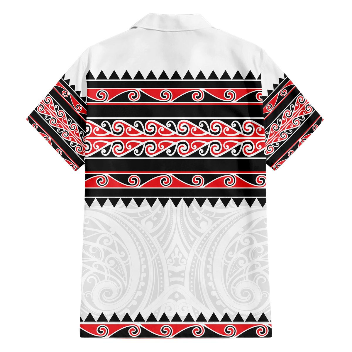 New Zealand Aotearoa Hawaiian Shirt With Kowhaiwhai Pattern Red Version LT05 - Polynesian Pride