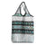New Zealand Aotearoa Grocery Bag With Paua Shell Kowhaiwhai Pattern