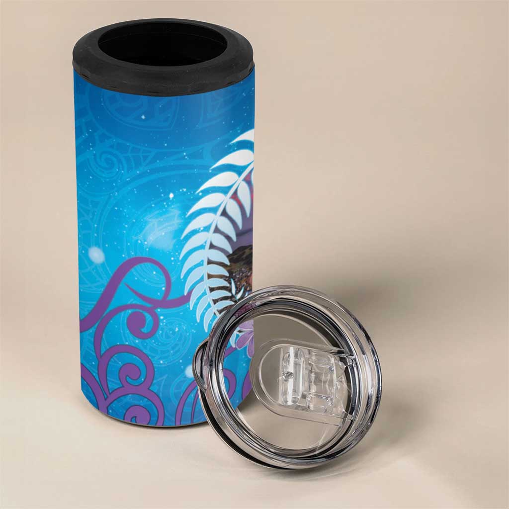 New Zealand Matapouri Beach Landscape 4 in 1 Can Cooler Tumbler