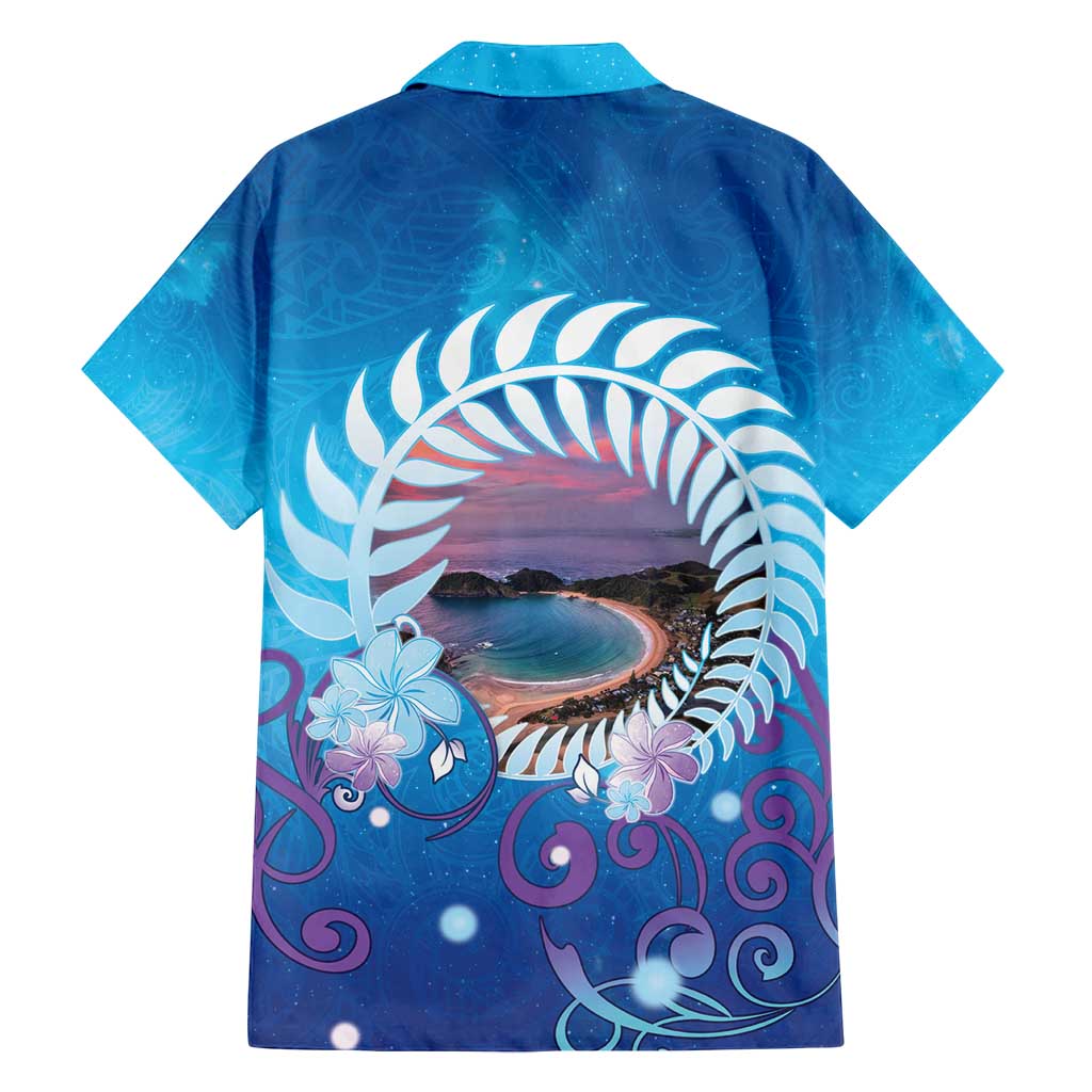 New Zealand Matapouri Beach Landscape Family Matching Puletasi and Hawaiian Shirt LT05 - Polynesian Pride
