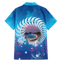New Zealand Matapouri Beach Landscape Family Matching Short Sleeve Bodycon Dress and Hawaiian Shirt LT05 - Polynesian Pride