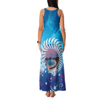 New Zealand Matapouri Beach Landscape Family Matching Tank Maxi Dress and Hawaiian Shirt LT05 - Polynesian Pride